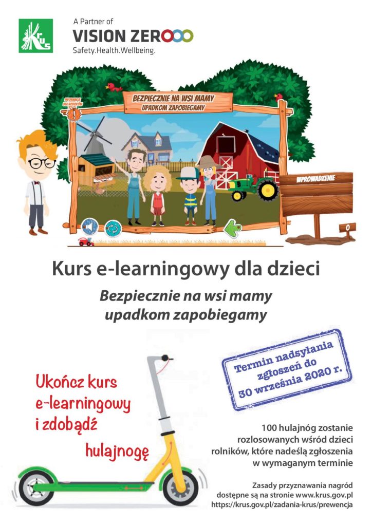 Plakat kursu e-lerning KRUS
